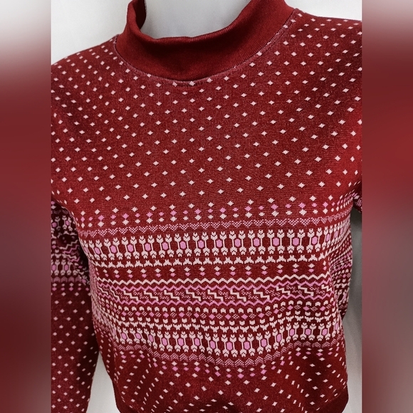 Holly FABLETICS Burgundy Merlo Cropped Activewear Y2K Top(#1,286) - Picture 4 of 8